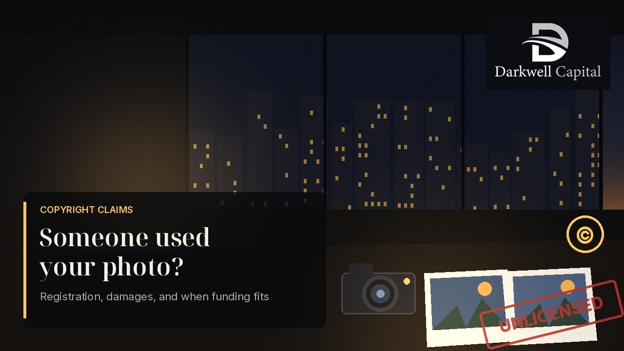 Someone Used Your Work Without Permission? How Copyright Claim Funding Works