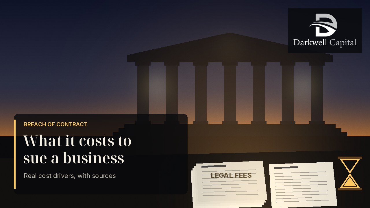 How Much Does It Cost to Sue a Business for Breach of Contract?