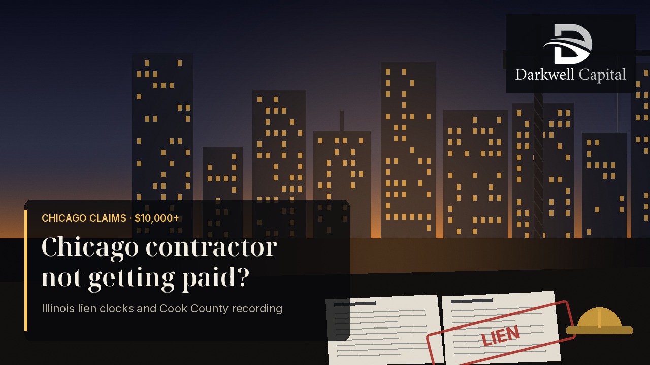 Chicago Contractor Not Getting Paid? Illinois Lien Clocks and Funding featured image